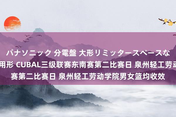 パナソニック 分電盤 大形リミッタースペースなし 露出・半埋込両用形 CUBAL三级联赛东南赛第二比赛日 泉州轻工劳动学院男女篮均收效